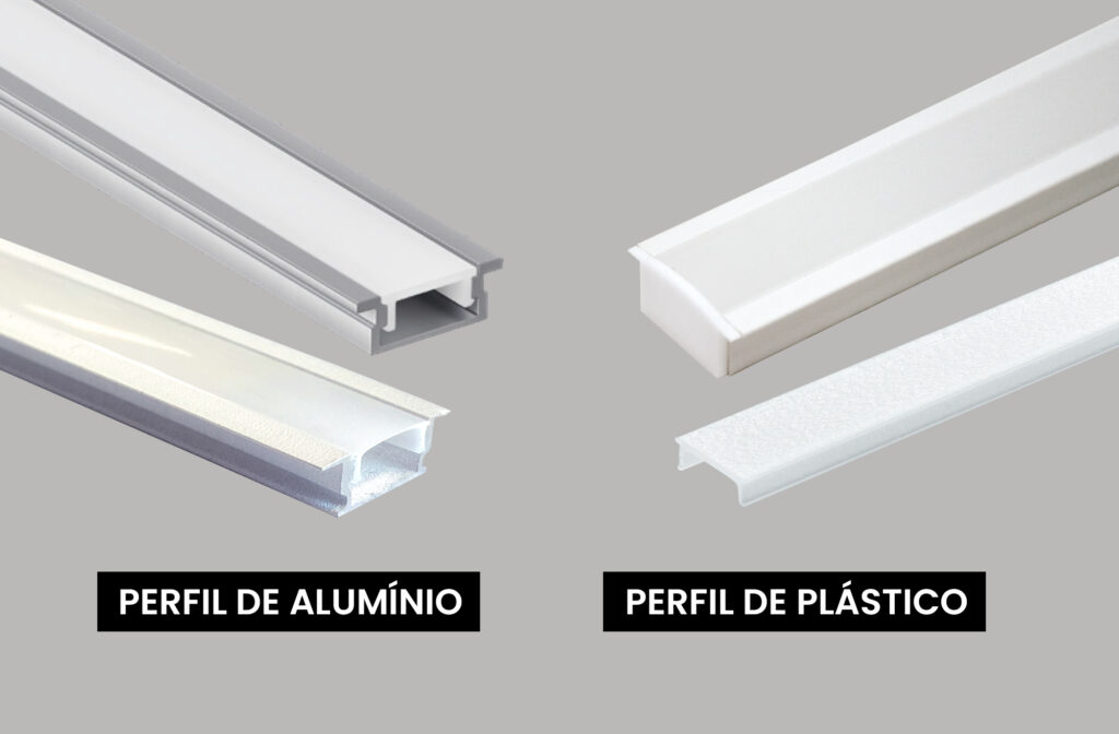 Perfis de Alumínio e Perfis de Plástico